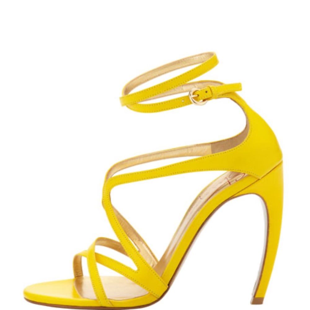 Walter Steiger - Strappy Leather Convex-Heel Sandal